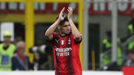 Brahim, en su etapa en el Milan Brahim, en su etapa en el Milan
