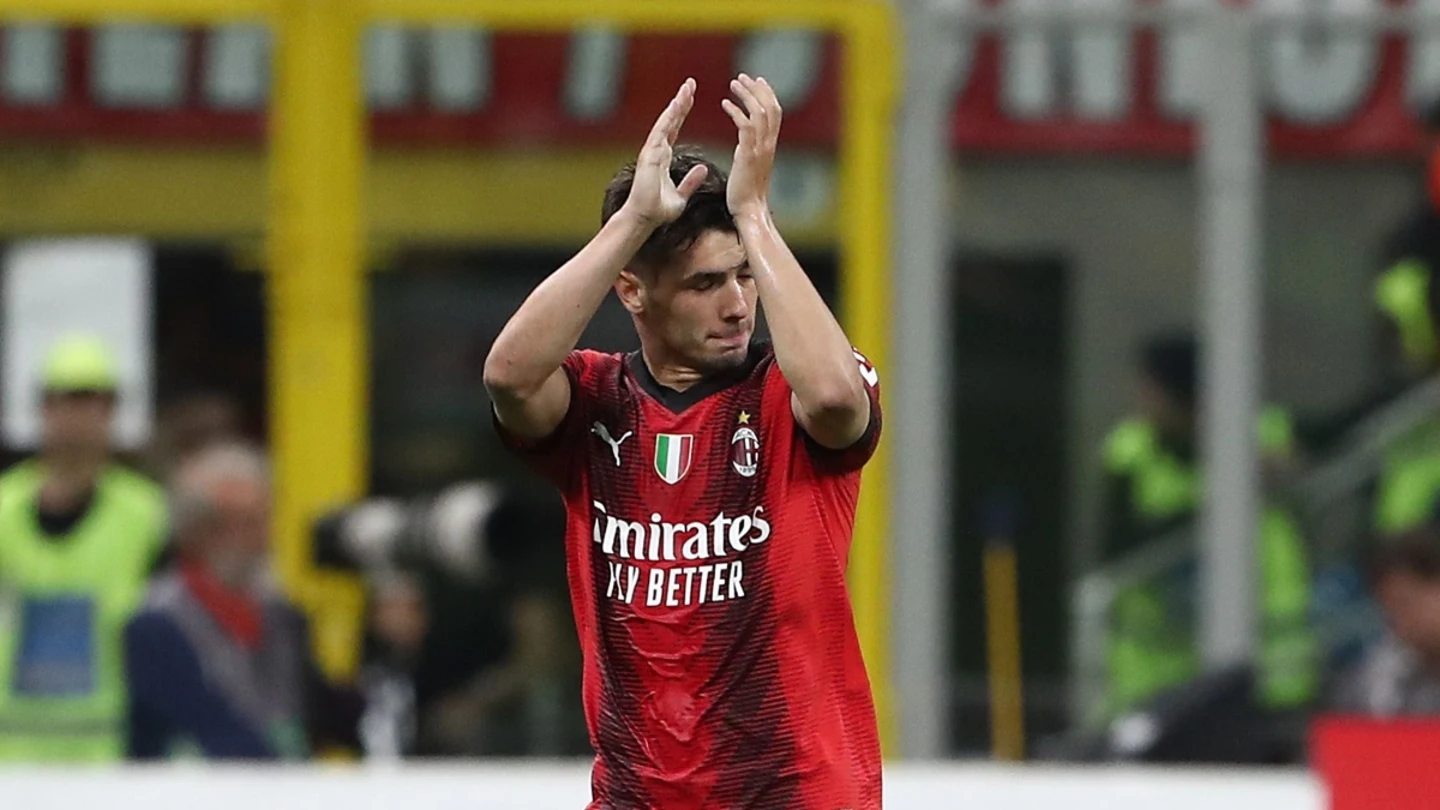 Brahim, en su etapa en el Milan Brahim, en su etapa en el Milan