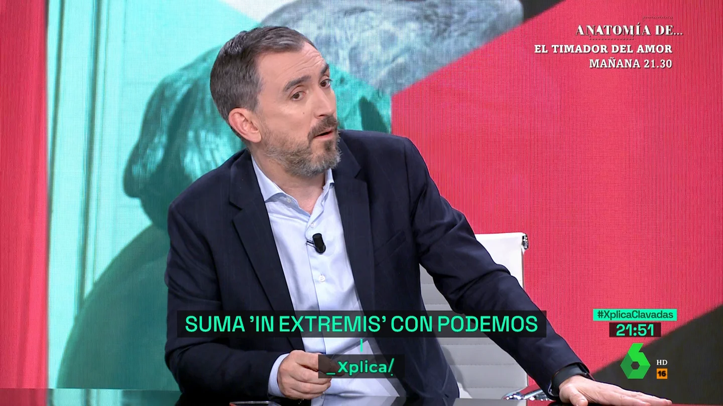 Ignacio Escolar, convencido de que la lista pactada entre Podemos y Sumar "no va a cambiar": "Es un acuerdo "entre 15 partidos" Ignacio Escolar, convencido de que la lista pactada entre Podemos y Sumar "no va a cambiar": "Es un acuerdo "entre 15 partidos"