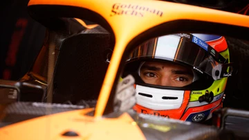 Álex Palou, en el McLaren de Fórmula 1