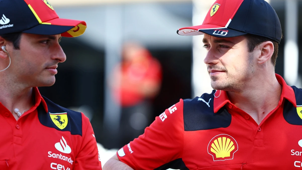 Carlos Sainz y Charles Leclerc