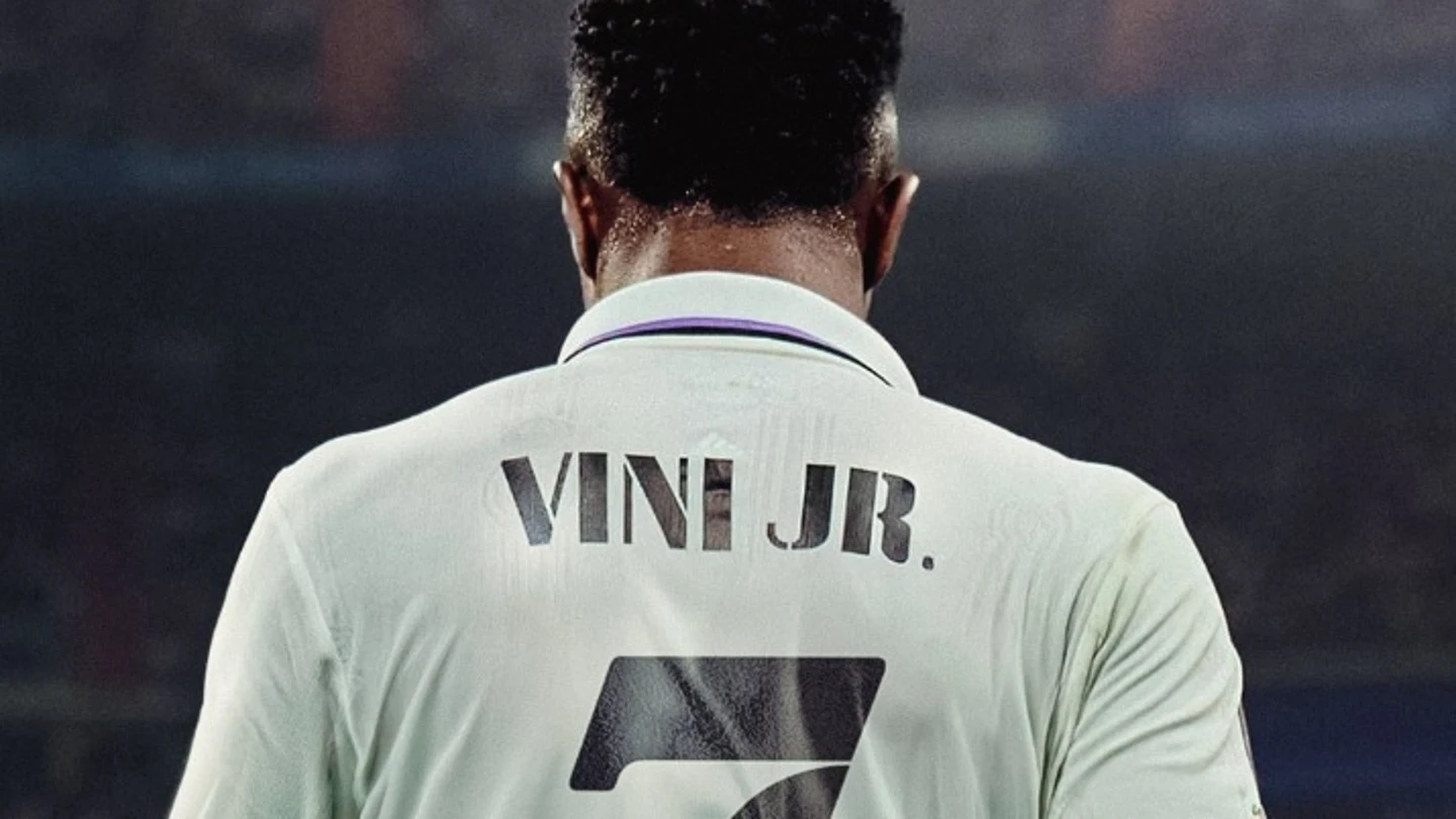 Vinicius Jr con el 7 a la espalda en el Real Madrid Vinicius Jr con el 7 a la espalda en el Real Madrid