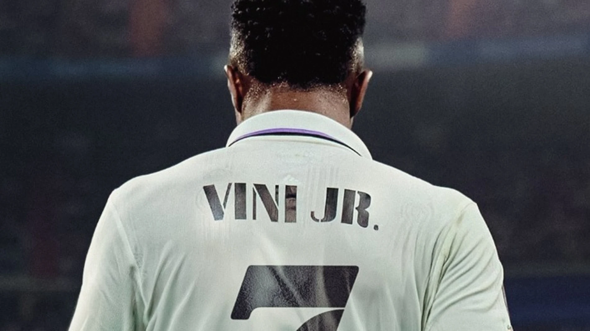 Vinicius Jr con el 7 a la espalda en el Real Madrid