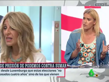 Afra Blanco, sobre Sumar y Podemos: &quot;Yolanda Díaz pretende situar el debate en las cosas del comer&quot;
