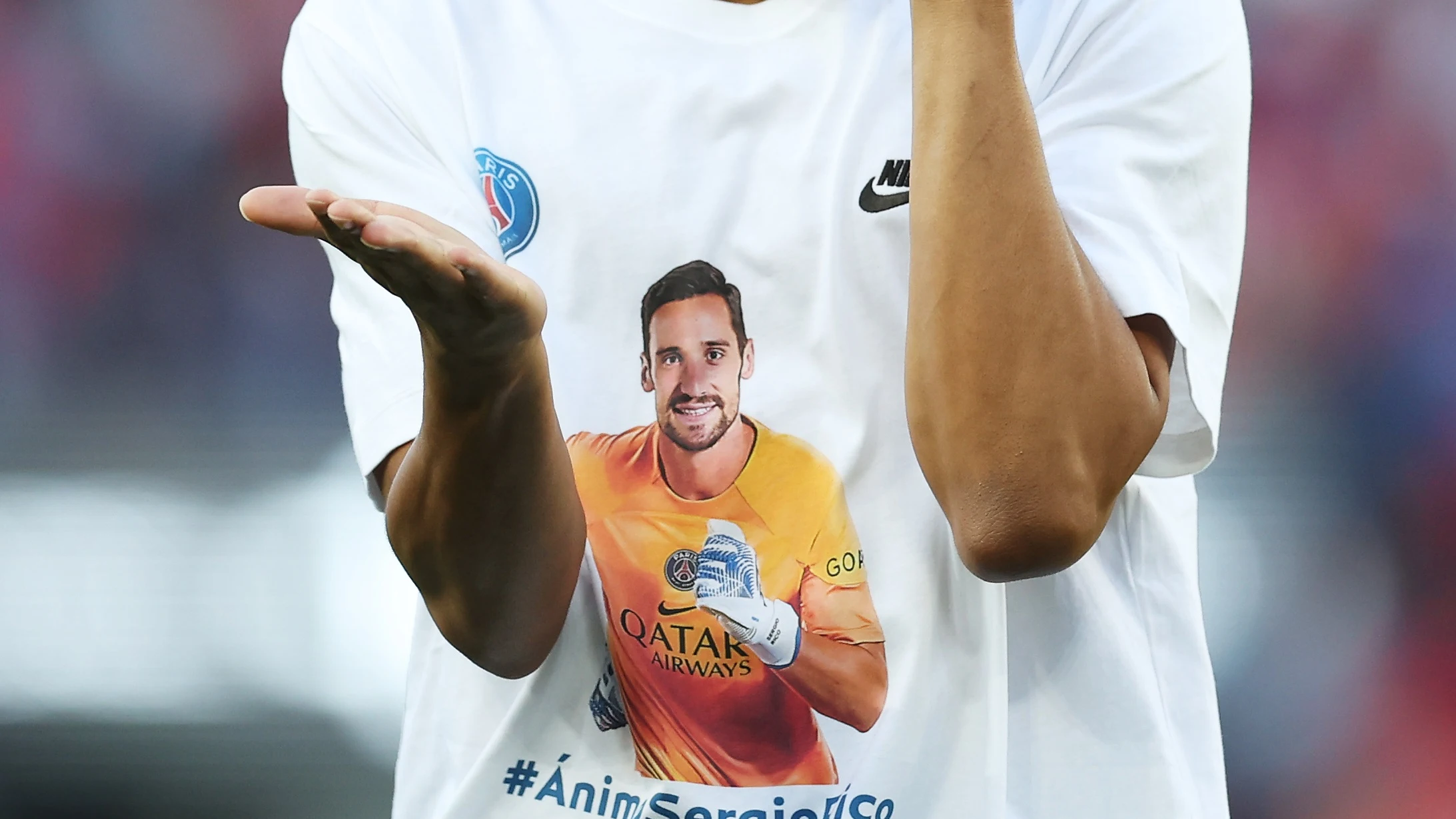 "Ánimo Sergio Rico"