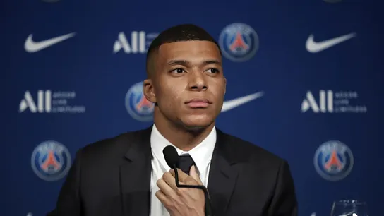 Foto de archivo del jugador del Paris Saint Germain Kylian Mbappé. Foto de archivo del jugador del Paris Saint Germain Kylian Mbappé.