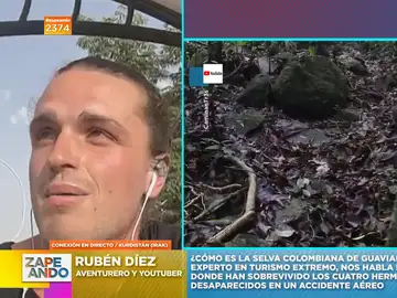 Desde plantas venenosas a pirañas: el youtuber Rubén Díaz aclara cuáles son los peligros que pueden encontrarse en la selva