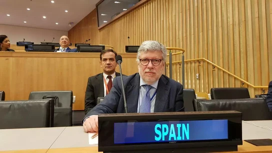 Santos Maraver, actual embajador de España ante la ONU Santos Maraver, actual embajador de España ante la ONU