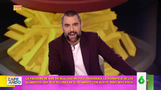 Dani Mateo pregunta a Boticaria García por lo que "preocupa al 90% de las personas" de la freidora de aire Dani Mateo pregunta a Boticaria García por lo que "preocupa al 90% de las personas" de la freidora de aire