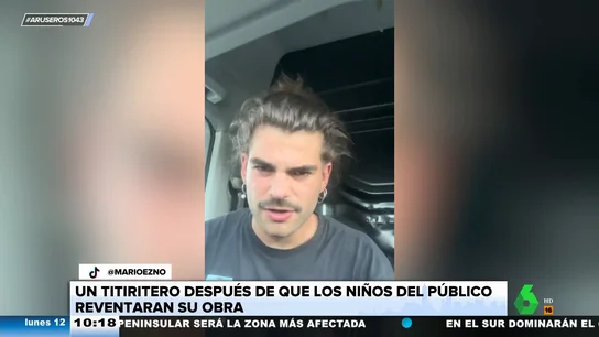 El enfado de un titiritero por la actitud de los niños: "Los padres, ¿qué mierda tenéis en la cabeza?" El enfado de un titiritero por la actitud de los niños: "Los padres, ¿qué mierda tenéis en la cabeza?"