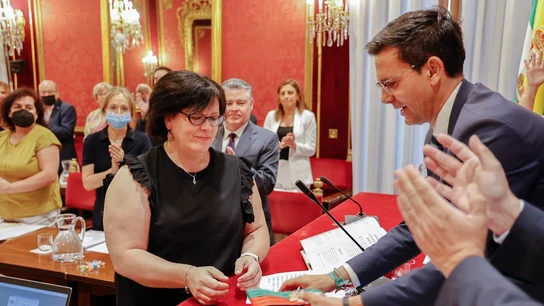 Sandra Rodríguez Salas toma posesión como concejal en el Ayuntamiento de Granada. Sandra Rodríguez Salas toma posesión como concejal en el Ayuntamiento de Granada.