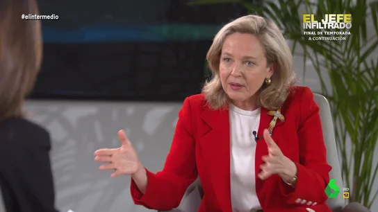 Nadia Calviño, tajante sobre qué ocurrirá si Feijóo llega al Gobierno: Claramente habrá recortes "Si se para este proceso reformista puede pararse el flujo de los fondos europeos o incluso tendríamos que devolver dinero", defiende Nadia Calviño en su entrevista con María Avizanda, donde analiza qué pasaría si el PP de Feijóo llegara al Gobierno.