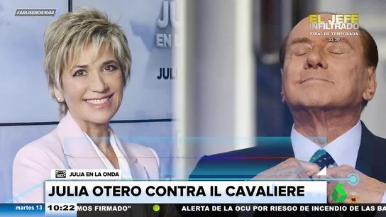 Julia Otero recuerda que Berlusconi no fue un caballero "ni con las menores con las que tuvo relación ni con la televisión que impulsó" Julia Otero recuerda que Berlusconi no fue un caballero "ni con las menores con las que tuvo relación ni con la televisión que impulsó"