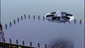 Una empresa china crea el primer platillo volador tripulado