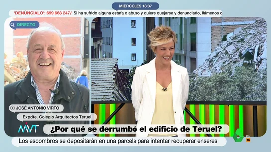 Cristina Pardo y su tío José Antonio Virto Cristina Pardo y su tío José Antonio Virto