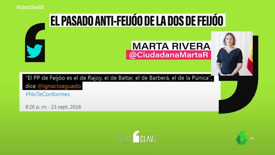 El pasado anti-Feijóo de la número dos de Feijóo: los tuits en los que cargaba contra su gestión y contra el PP El pasado anti-Feijóo de la número dos de Feijóo: los tuits en los que cargaba contra su gestión y contra el PP