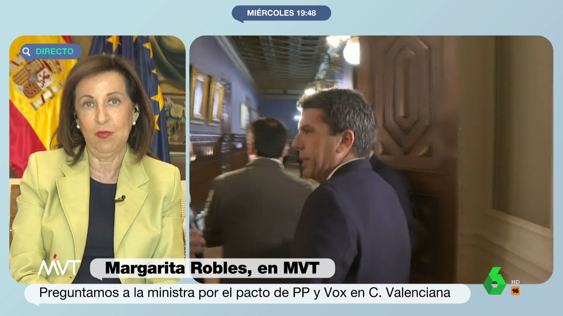 Margarita Robles en Más Vale Tarde