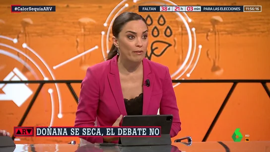 Marta García Aller, tajante sobre Doñana: "No se puede prometer agua donde no la hay" Marta García Aller, tajante sobre Doñana: "No se puede prometer agua donde no la hay"