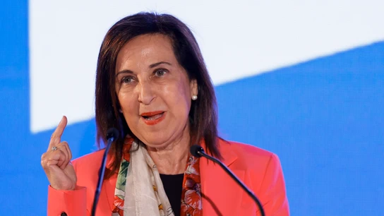 Margarita Robles, ministra de Defensa, durante una intervención Margarita Robles, ministra de Defensa, durante una intervención