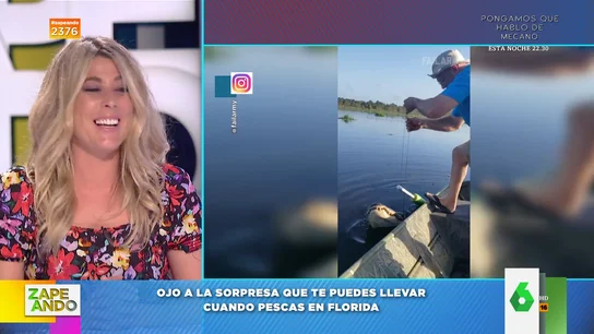 El susto de un hombre cuando trataba de pescar un siluro: así acaba sacando un cocodrilo del agua El susto de un hombre cuando trataba de pescar un siluro: así acaba sacando un cocodrilo del agua