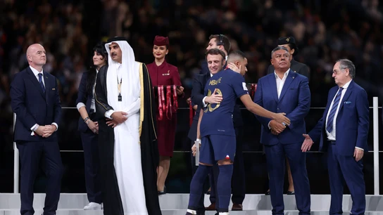 Macron y Mbappé Macron y Mbappé