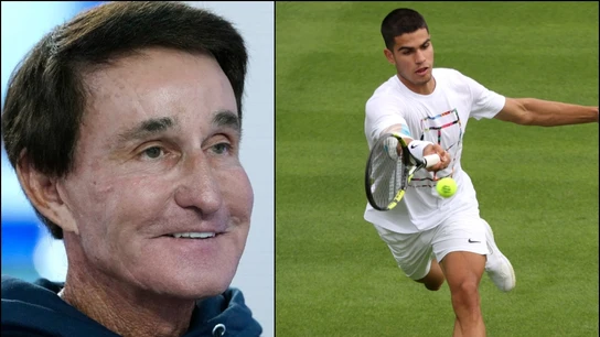 Carlos Alcaraz y Rick Macci Carlos Alcaraz y Rick Macci