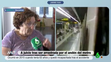 Nuria recuerda cómo fue arrastrada por el andén del metro de Barcelona