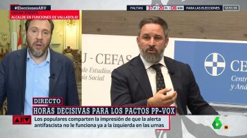 Óscar Puente, alcalde de Valladolid, sobre los pactos PP y Vox de cara a las generales: "Hay derechos que están en juego"