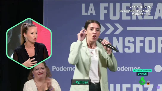 Melisa Rodríguez: Irene Montero se ha convertido en un lastre para todos los partidos de Sumar menos Podemos "Firmar una cosa y al día siguiente querer hacer lo contrario hace un flaco favor a la movilización de los que formen Sumar", afirma la exdiputada, que analiza con dureza la figura de Montero tras la decisión del Supremo sobre la ley de solo sí es sí.