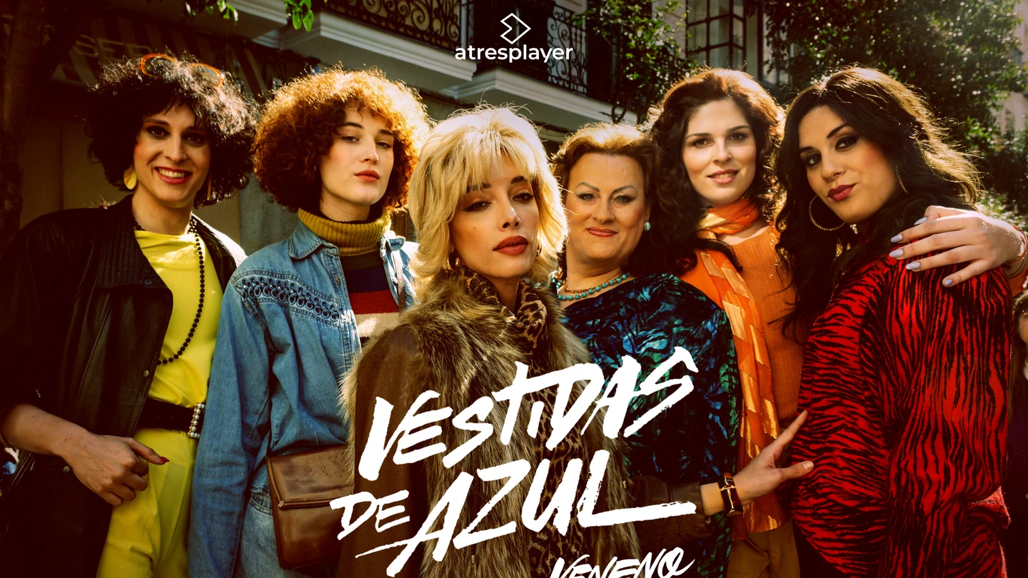 Cartel oficial de 'Vestidas de azul' Cartel oficial de 'Vestidas de azul'