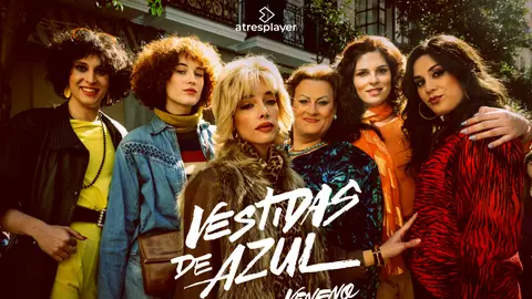 Cartel oficial de 'Vestidas de azul' Cartel oficial de 'Vestidas de azul'