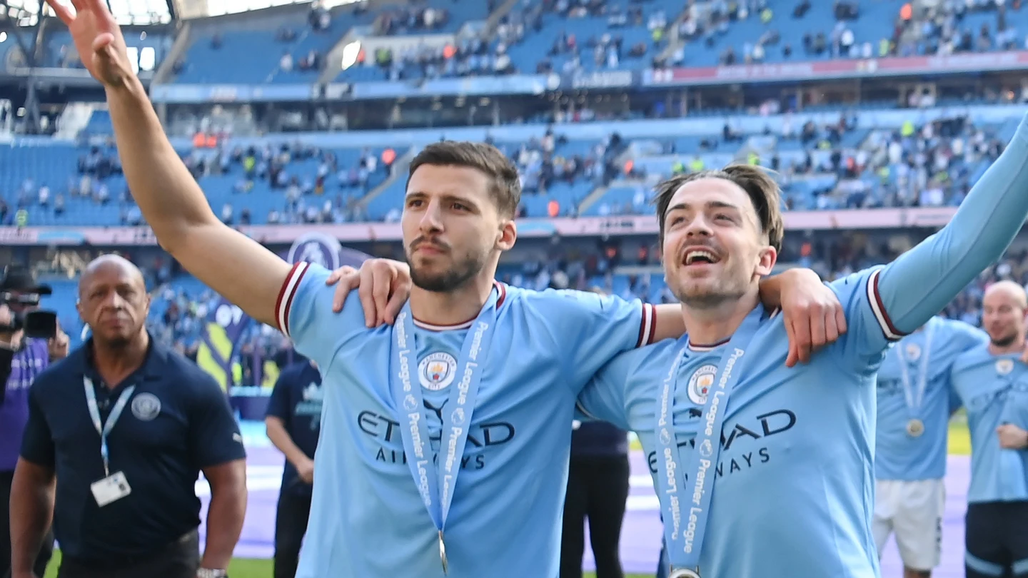 Grealish y Rubén Dias Grealish y Rubén Dias