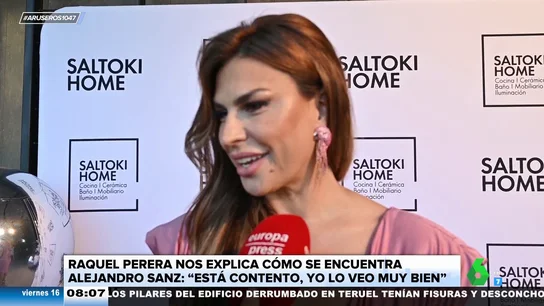 Raquel Perera, del estado de Alejandro Sanz tras sus preocupantes mensajes: "Está de gira dándolo todo" Raquel Perera, del estado de Alejandro Sanz tras sus preocupantes mensajes: "Está de gira dándolo todo"
