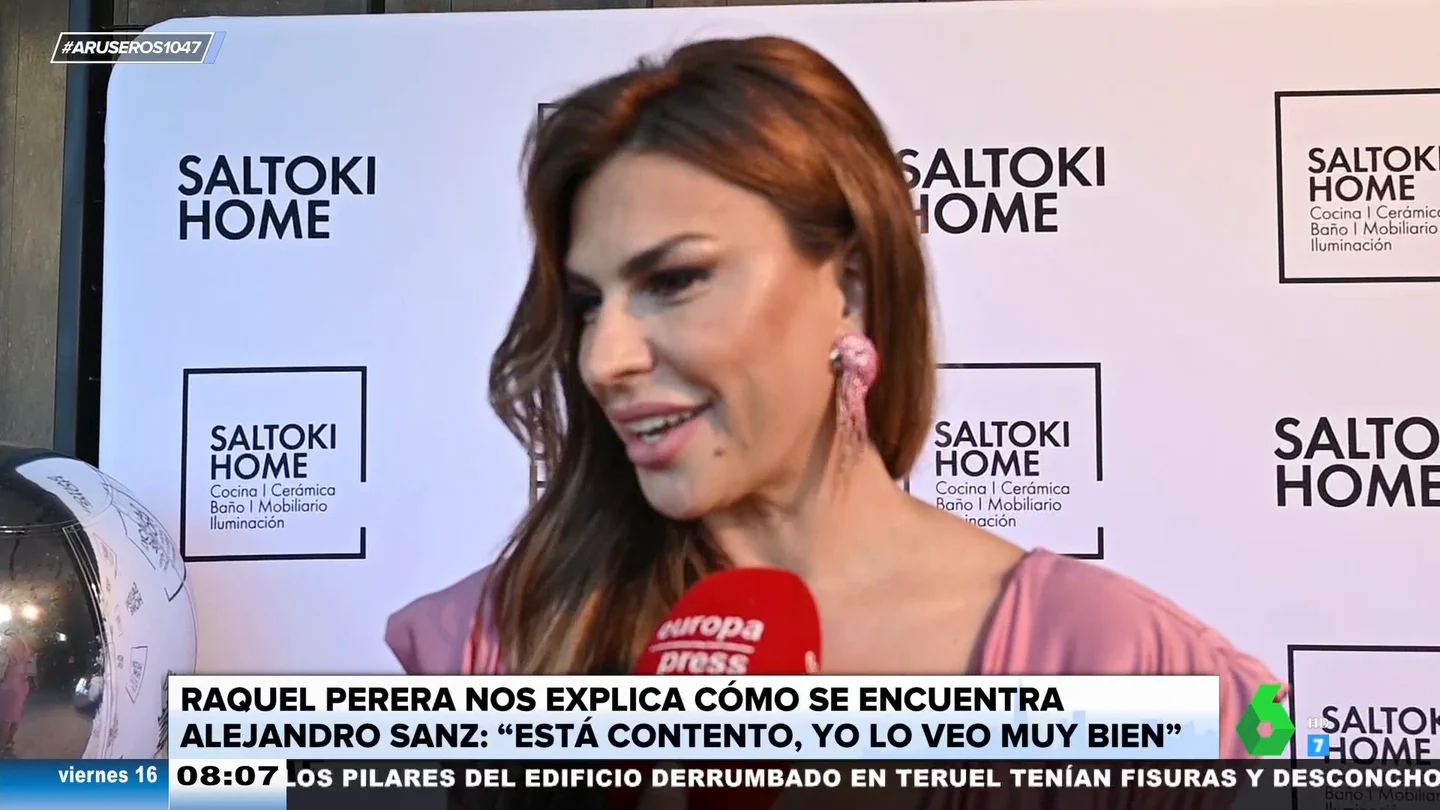 Raquel Perera, del estado de Alejandro Sanz tras sus preocupantes mensajes: "Está de gira dándolo todo" Raquel Perera, del estado de Alejandro Sanz tras sus preocupantes mensajes: "Está de gira dándolo todo"