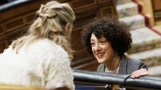 Aina Vidal junto a Yolanda Díaz en el Congreso de los Diputados Aina Vidal junto a Yolanda Díaz en el Congreso de los Diputados