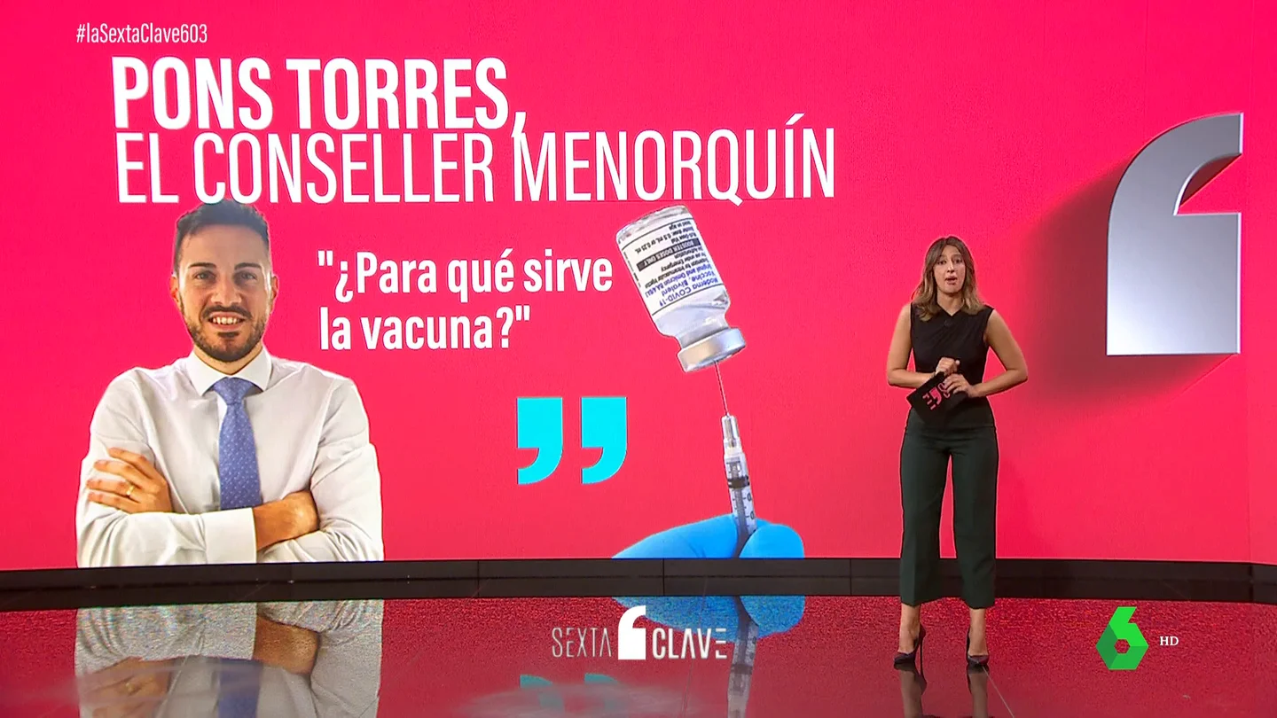 El negacionismo del conseller de Cultura de Menorca (PP): contrario a las vacunas, la Guerra Civil o la violencia machista El negacionismo del conseller de Cultura de Menorca (PP): contrario a las vacunas, la Guerra Civil o la violencia machista