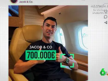 Cristiano Ronaldo con un reloj de 700.000 euros