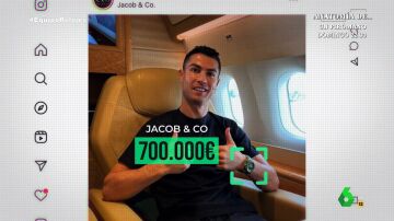 Cristiano Ronaldo con un reloj de 700.000 euros