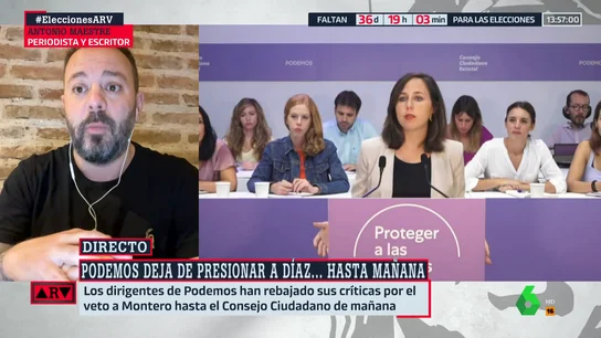 Antonio Maestre augura la continuación de Podemos y Sumar: "No creo que se dé un giro" Antonio Maestre augura la continuación de Podemos y Sumar: "No creo que se dé un giro"