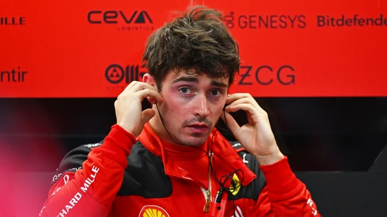Charles Leclerc, en el box Charles Leclerc, en el box