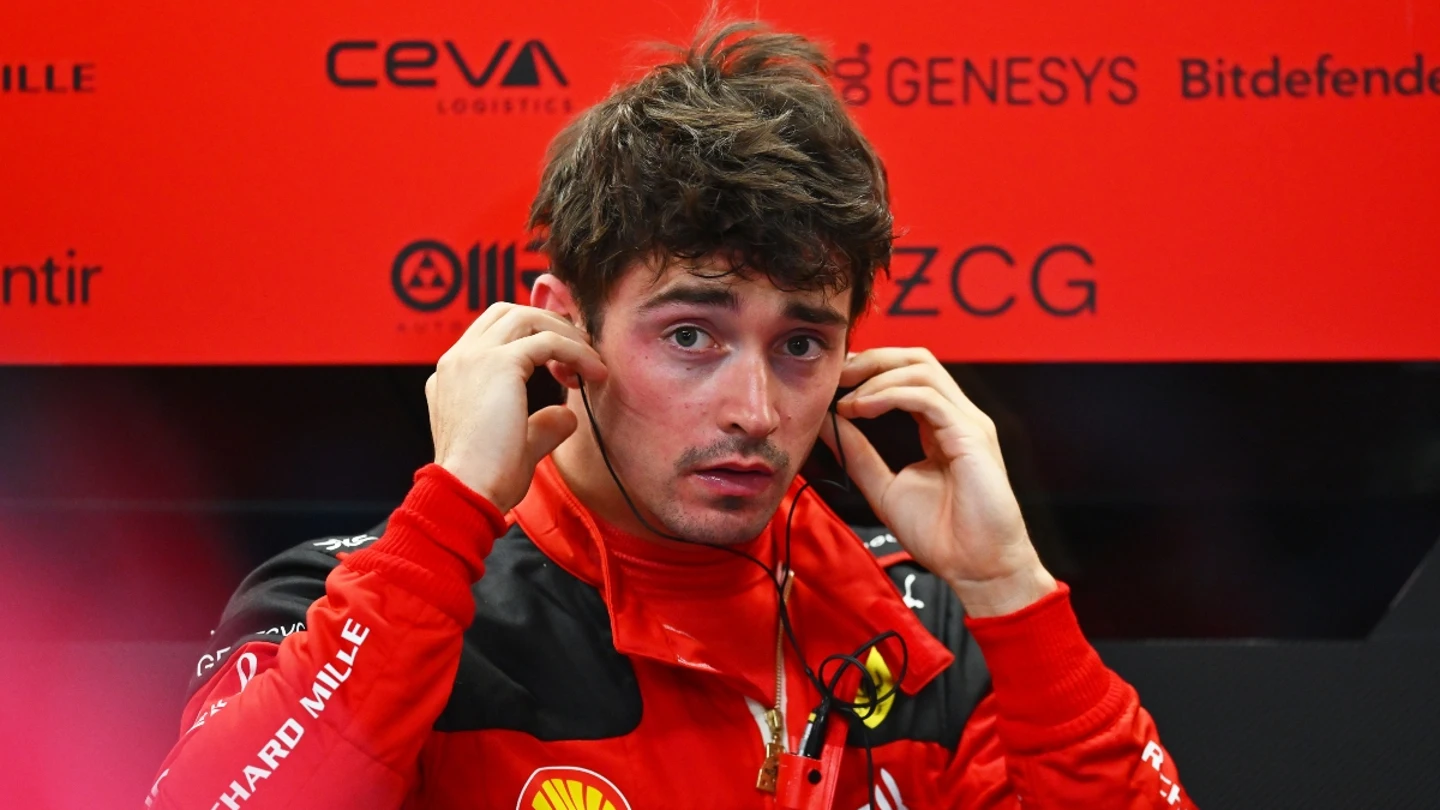 Charles Leclerc, en el box Charles Leclerc, en el box