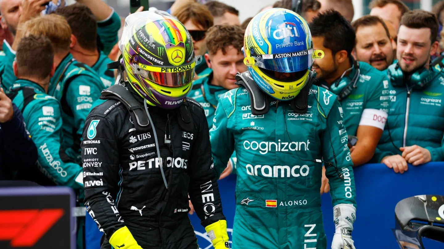 Lewis Hamilton y Fernando Alonso Lewis Hamilton y Fernando Alonso