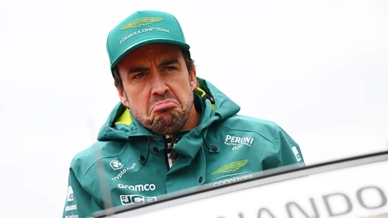 Fernando Alonso, contrariado Fernando Alonso, contrariado