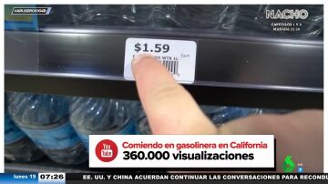 El descubrimiento de unos youtubers españoles sobre las gasolineras de EEUU: "Es más cara el agua que la Coca-Cola"
