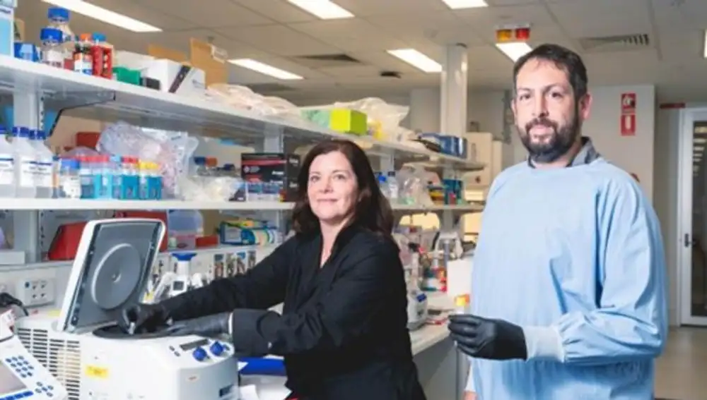 Los investigadores de la Universidad de Flinders: Vanessa y Simon Conn