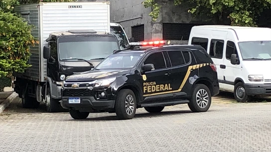 Imagen de archivo de un coche de la Policía Federal de Brasil. Imagen de archivo de un coche de la Policía Federal de Brasil.
