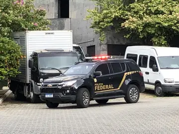 Imagen de archivo de un coche de la Policía Federal de Brasil.