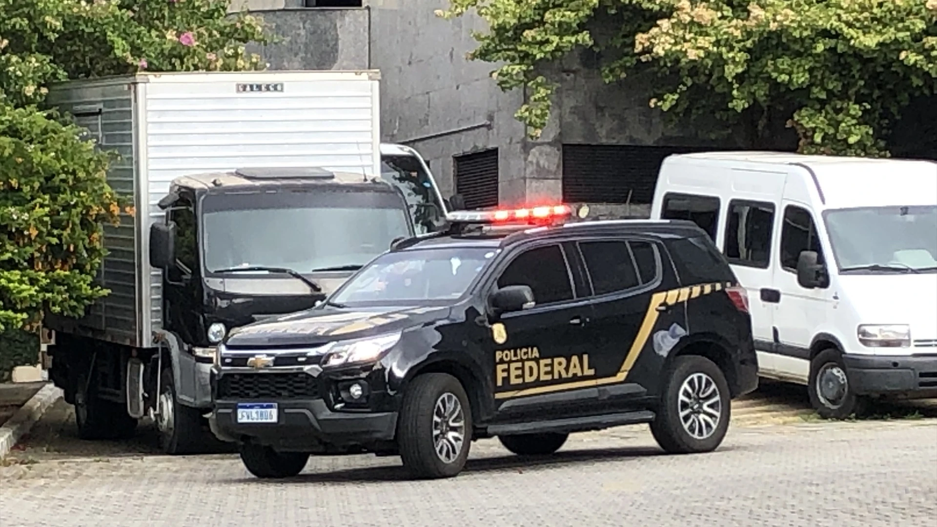 Imagen de archivo de un coche de la Policía Federal de Brasil.