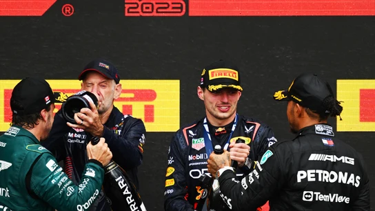 Alonso, Newey, Verstappen y Hamilton Alonso, Newey, Verstappen y Hamilton