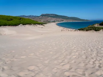 Playa de Bolonia, en Cádiz Playa de Bolonia, en Cádiz